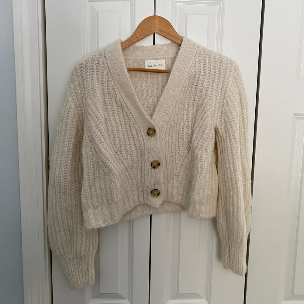 Eleven Six : Sari Cardi in Ivory